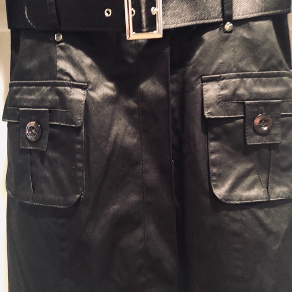 Bebe Black Coat/Jacket Like New - Picture 4 of 7